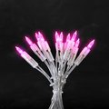 LED Minilichterkette 35-flammig Rosa