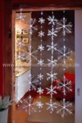 LED Schneeflocken-Vorhang